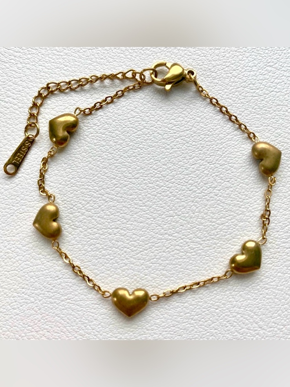 Gold Heart Bracelet